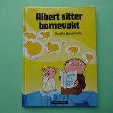 Last inn bildet i Galleri-visningsprogrammet, Albert sitter barnevakt
